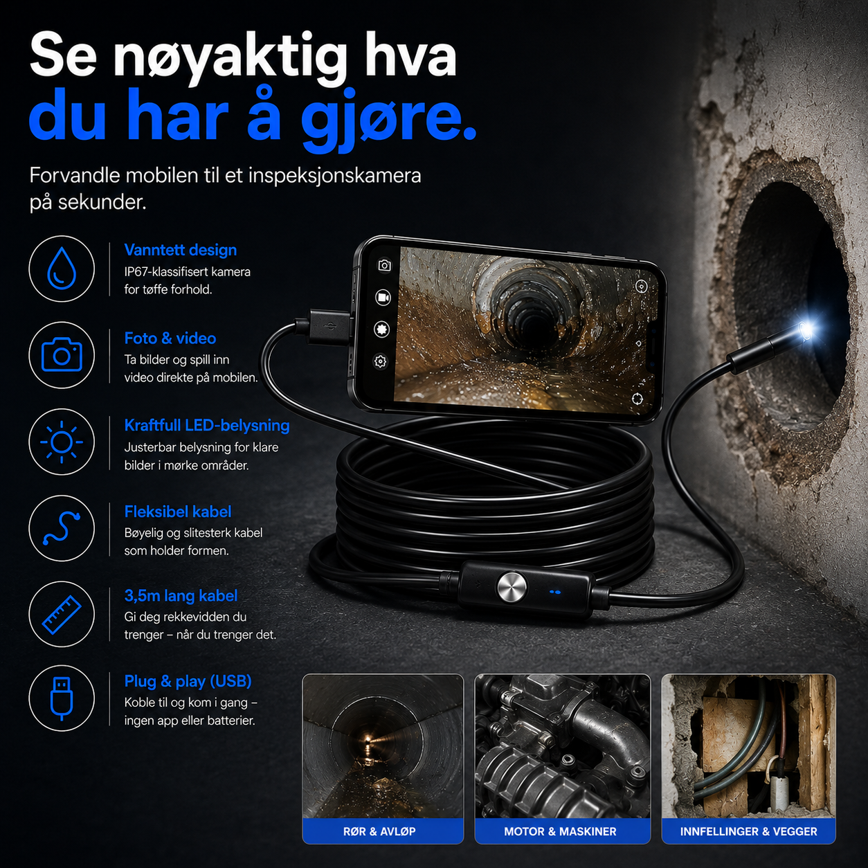 InspectCam™ – Se det skjulte